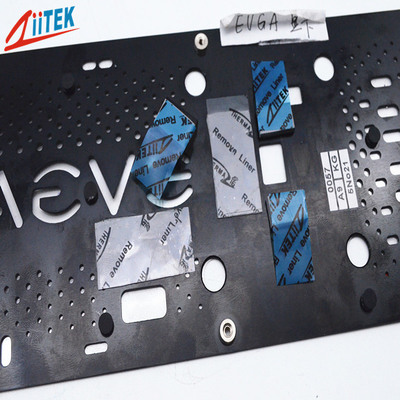 マザー ボードのApplicatedの柔らかい熱伝導性のギャップのパッド5.0W/M-K 45shore00