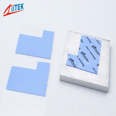 ヒート パイプの熱解決のための青い熱伝導性のギャップフィルター1.2W/M-K
