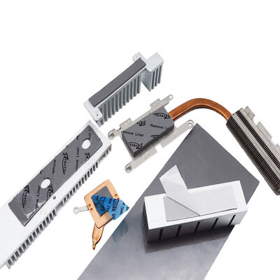 AI プロセッサ AI サーバーの熱放散のための自己粘着灰色の熱シリコーン導電性パッド 7.5 ワット