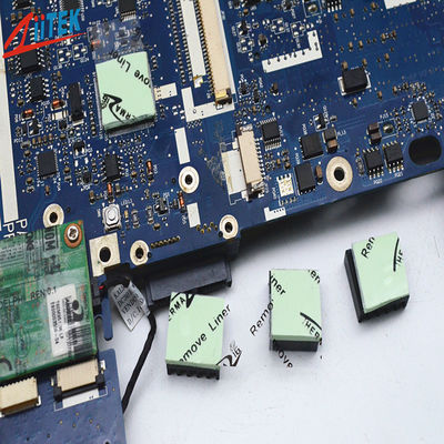 高性能シリコーン加熱パッド1.5W/MKテレコミュニケーションハードウェア用シリコンサーマルギャップフィラーパッド