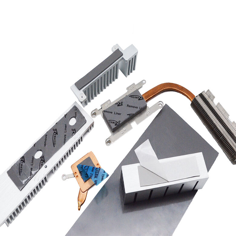 AI プロセッサ AI サーバーの熱放散のための自己粘着灰色の熱シリコーン導電性パッド 7.5 ワット